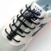 Elastiska skosnören (inklusive dragsko) - no tie shoelaces - mörk grå