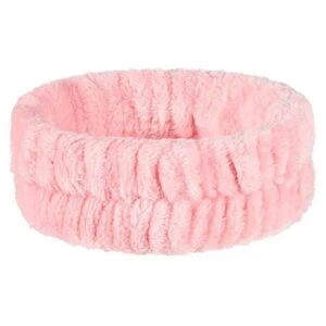 Make Up Band Mjukt Hårband För Ansiktstvätt Ansiktsvård Pannband Rosa