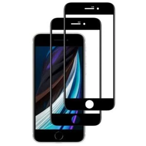 2-pack Iphone 7/8 Plus Hd Skärmskydd Härdat Glas Svart