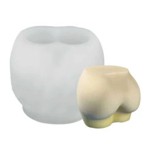 Stearinljus form 3d rumpa 6cm