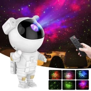 Galaxy Lampa - Nebula Stjärnprojektor Med Fjärrkontroll