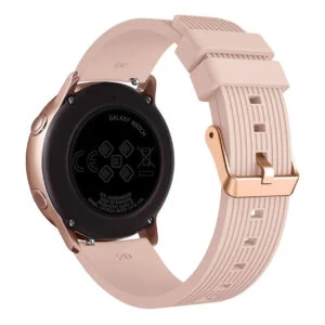 Galaxy watch armband 20mm 4/5 40/42/44/45mm beige guld