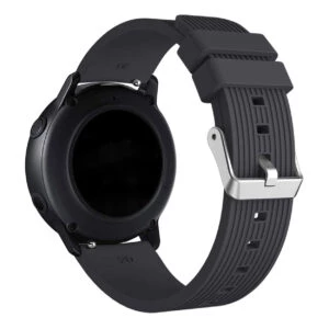 Galaxy watch armband 20mm 4/5 40/42/44/45mm svart