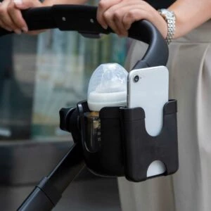 Barnvagnshållare För Mobil Och Flaska - Mobilhållare Flaskhållare Barnvagn