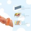 5-pack myggarmband 240 timmar naturligt anti mygg skydd