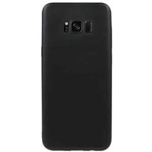 Tunt galaxy s8 skal silikon svart
