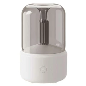 Värmeljus Aroma Diffuser Luftfuktare Med Belysning Vit