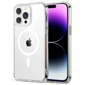 Iphone 14 pro max magsafe mobilskal genomskinligt