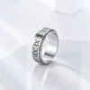 Ring med romerska siffror silver