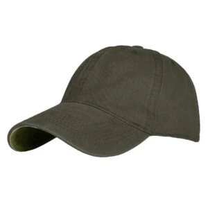 Urtvättad keps vintage distressed denim strapback grå/grön