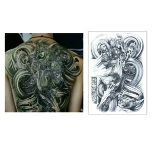 Fake tattoo ryggtavla han dynasty