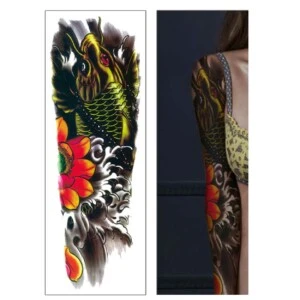 Gnuggis fake tattoo sleeve koi