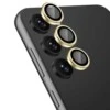 Samsung Galaxy S23/S23 Plus Kameraskydd Metall Härdat Glas Guld