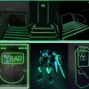 Självlysande uv tejp neon 5m gul