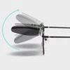 Flip-up clip-on solglasögon metall lila
