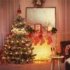Julgransbelysning led ljusslinga | julbelysning för julgran och paket | batteridriven