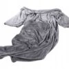 Superstor hoodie blanket | xxl filtmorgonrock grå
