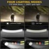Pannlampa dubbla led med rörelsesensor löpning lättvikt 2x cob xpe