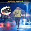 Pannlampa dubbla led med rörelsesensor löpning lättvikt 2x cob xpe