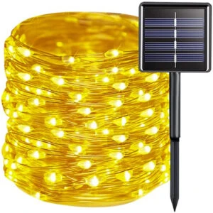 Solcell ljusslinga 15m ip44